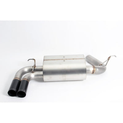 Cat-Back Exhaust System with Twin 2.75" Black Ceramic Tips