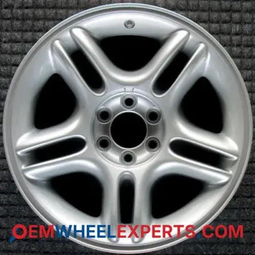 17x9 Aluminum Wheel, Silver, 6x4.5, 10-Spoke