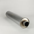 Round Style 1 Muffler, 4.02" Inlet/Outlet, 9.01" x 44.44" Body