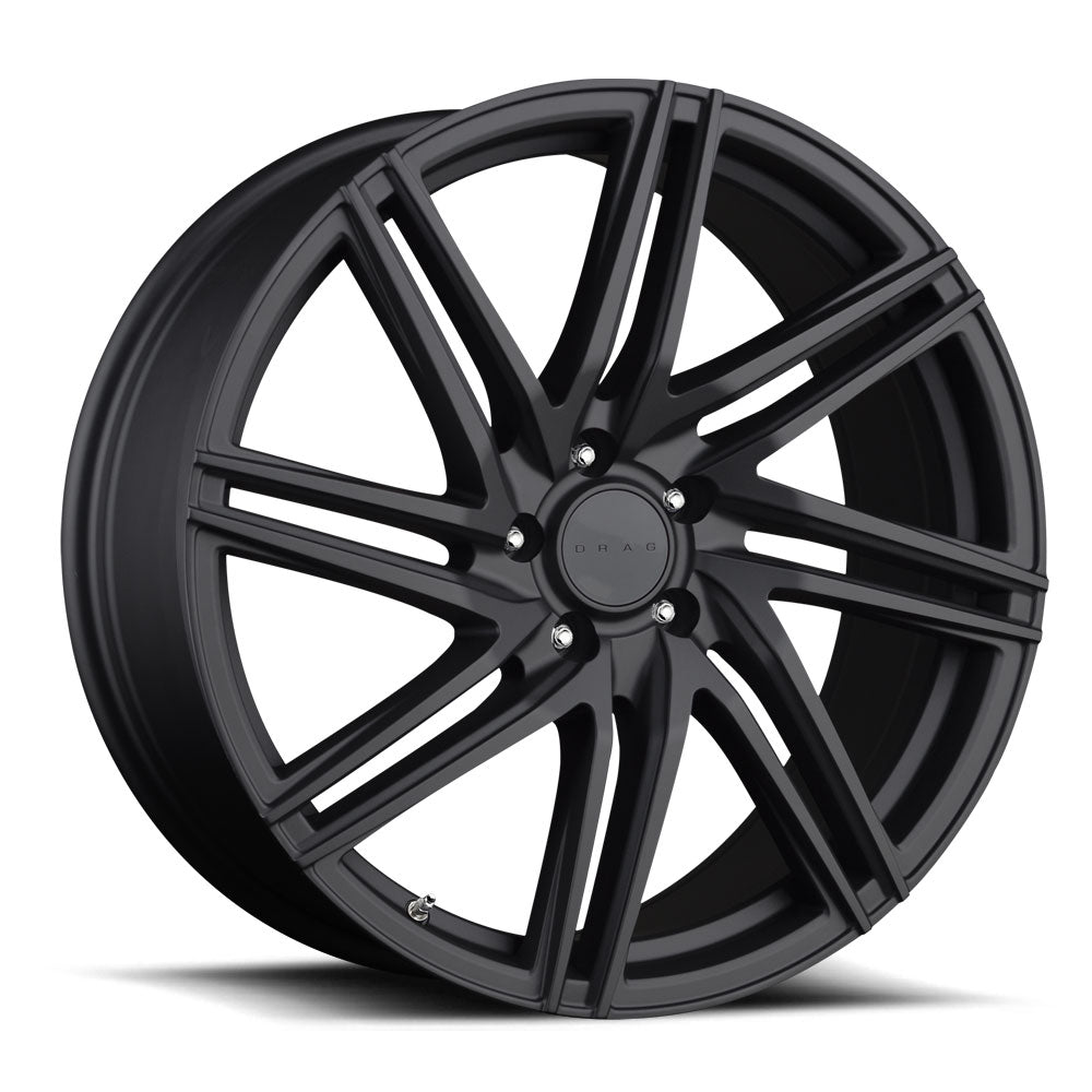 DR-70 18x8 Flat Black Full Painted Alloy Wheel