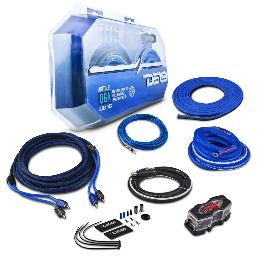DS18 0-Gauge Amplifier Installation Wiring Kit