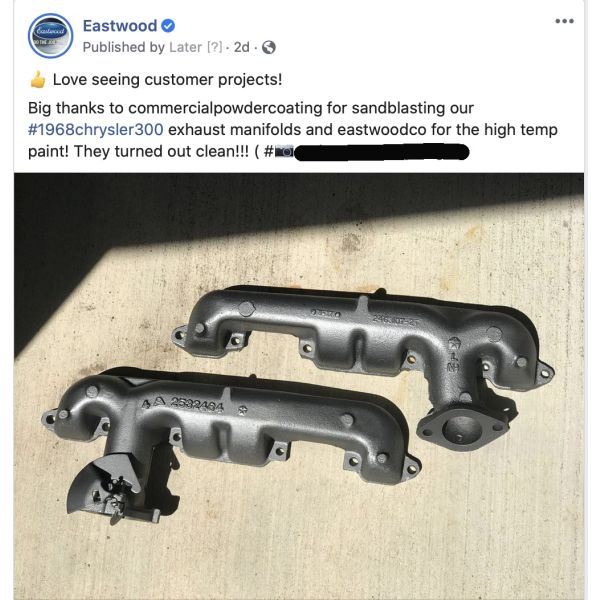 Exhaust Coating 1400°F Factory Gray
