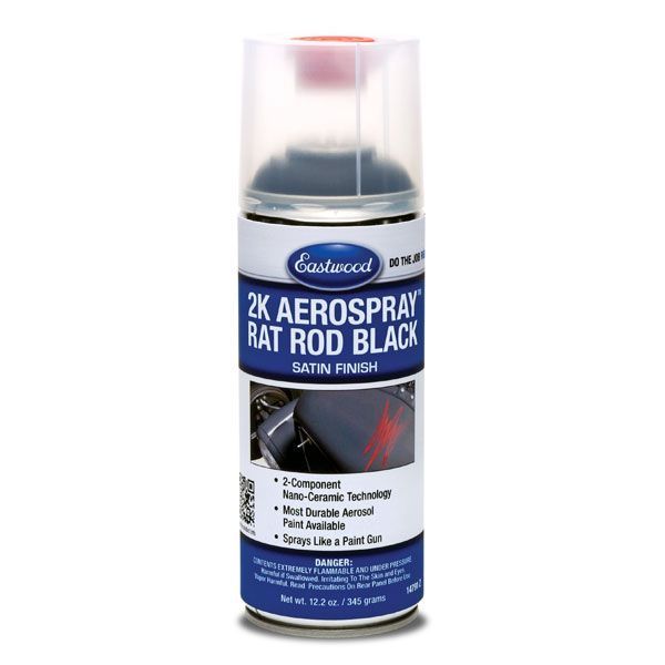 12.2 oz Satin Black Automotive Paint