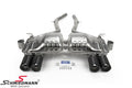 Exhaust System with 4x90mm Black Chrome Tips