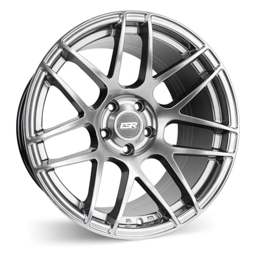 SR01 18x8.5 +30mm 5x105mm Hypersilver Machined Lip