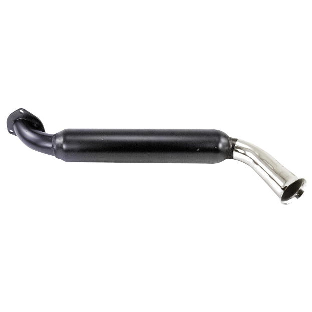 3-Bolt Flange Muffler with Chrome Tip