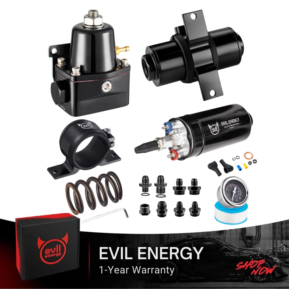 300LPH Fuel Pump Kit with Regulator and Filter