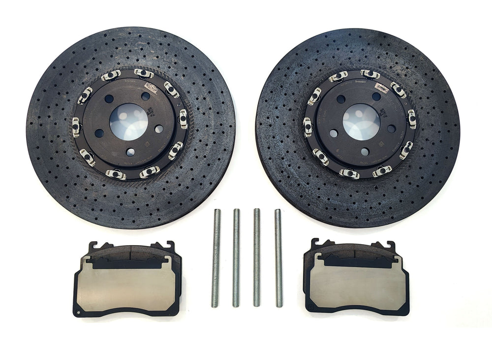 KellTrac Carbon Ceramic Front Drag Race Rotor Kit