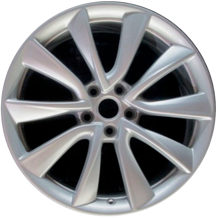 10-Spoke 19x8.5 Silver Alloy Wheel