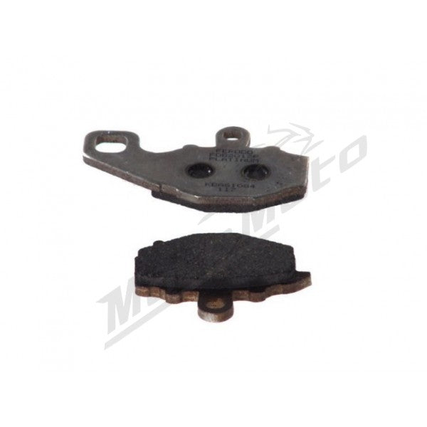 Platinum Carbon Grip Front Rear Brake Pads