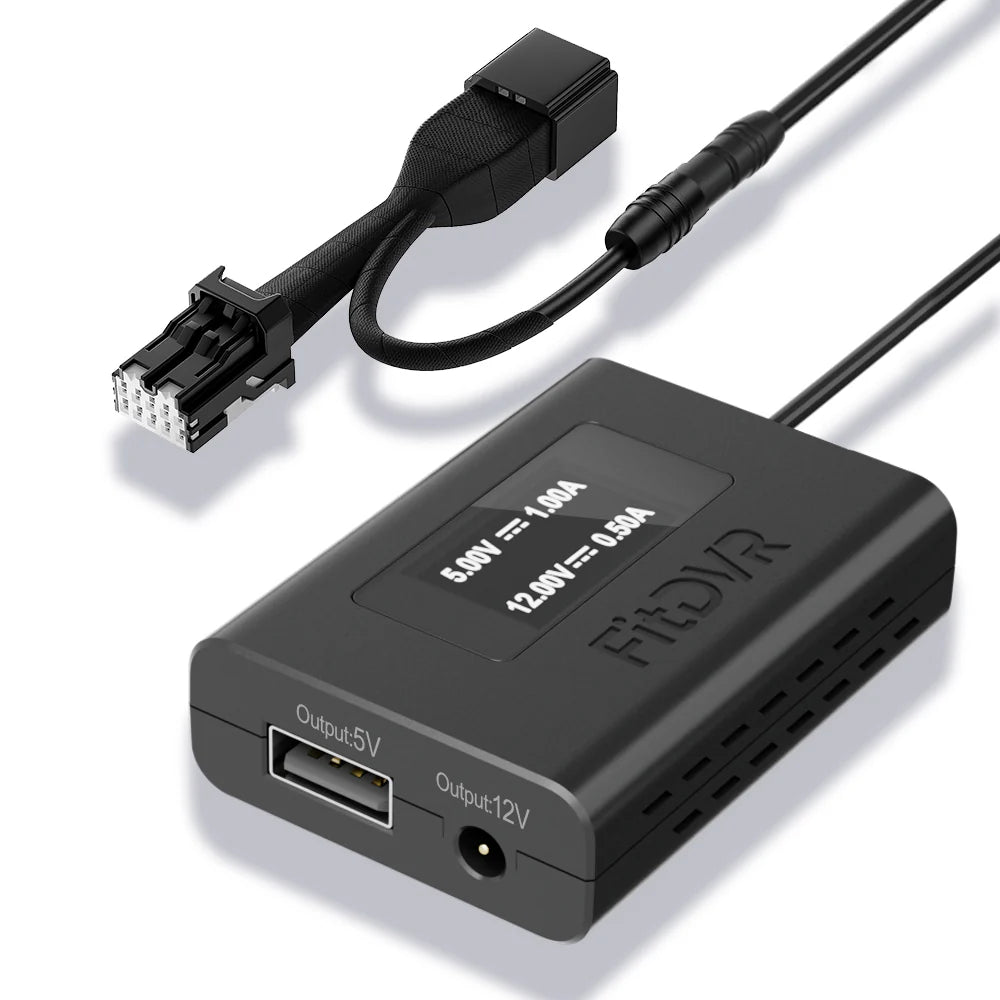 Auto-Dimming Mirror Dash Cam Power Adapter