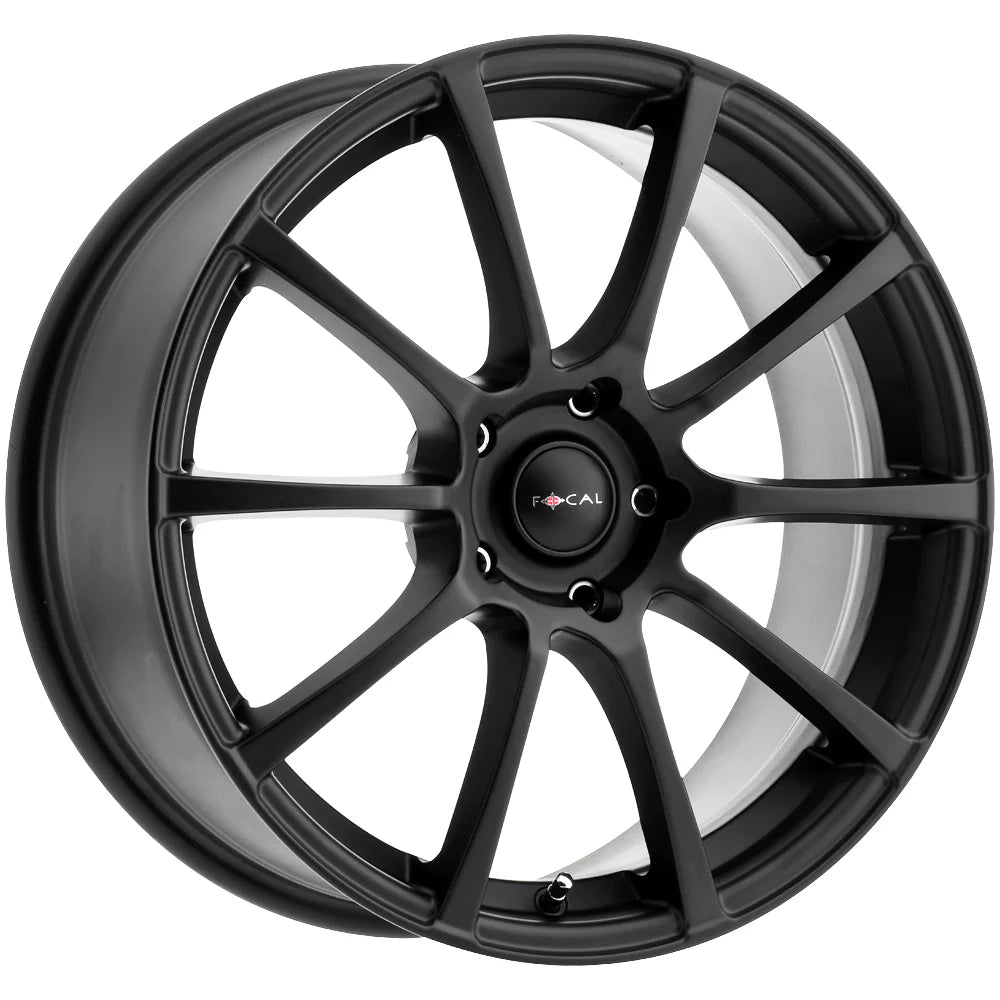448 F-20 16x7 +40mm 5x108/5x115 Satin Black Wheel