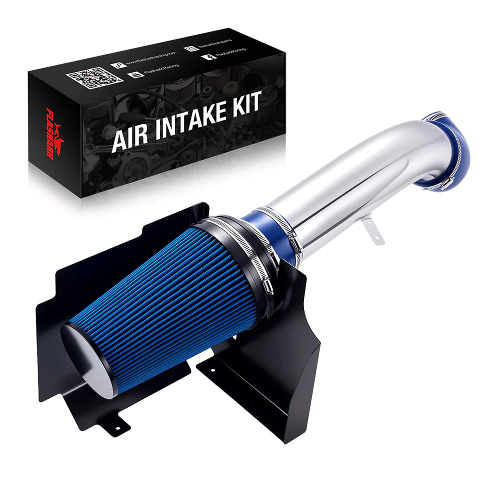 4-Inch Cold Air Intake Kit w/ Blue Dry Cotton Filter
