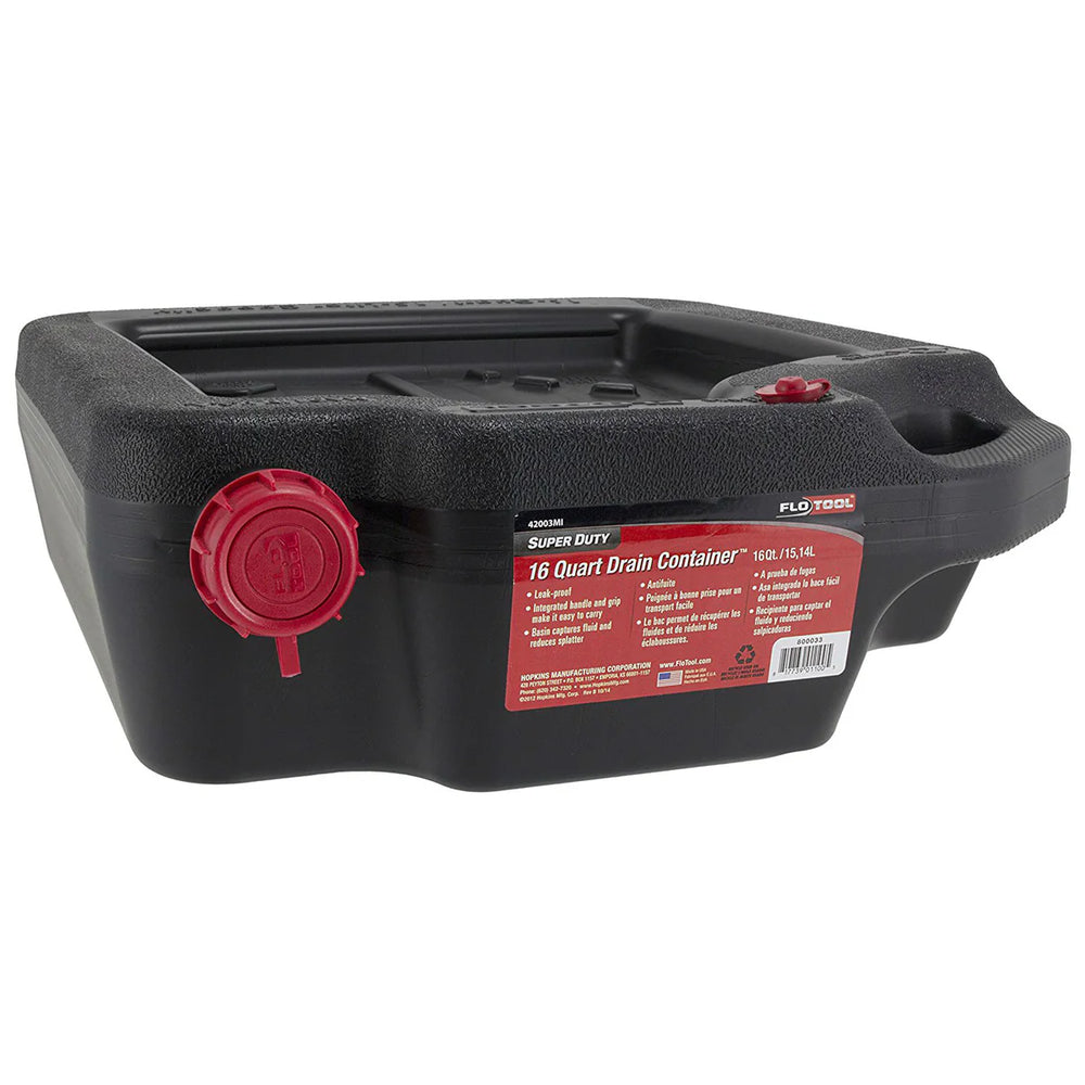 16-Quart Drain Container
