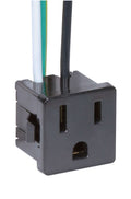 3-Wire 2-Pole Snap-In Convenience Outlet