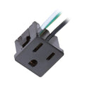 3-Wire 2-Pole Snap-In Convenience Outlet
