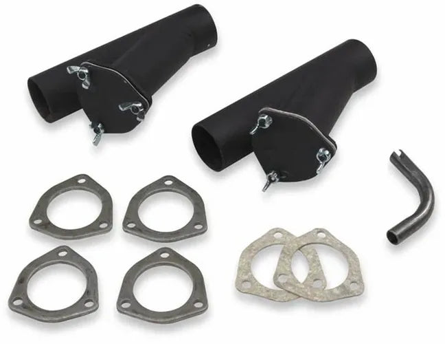 2.5-Inch Double Slip Exhaust Pipe Adapter Twin-Pack