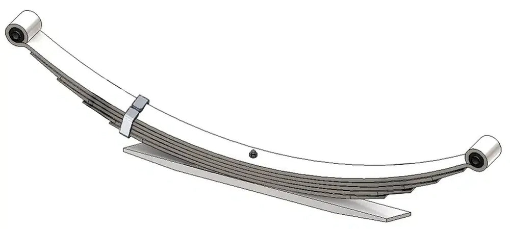 Rear Leaf Spring, 6-Leaf, 2975lb Capacity