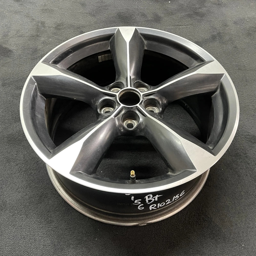 18x8 Machined Black 5-Spoke Aluminum Wheel