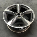 18x8 Machined Black 5-Spoke Aluminum Wheel