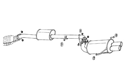 Legalis R 70mm Cat-Back Exhaust System