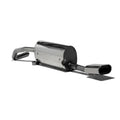 50mm Pipe with 135x80mm Flat Oval Rolled Tailpipe
