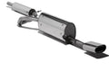 50mm Pipe with 135x80mm Flat Oval Rolled Tailpipe
