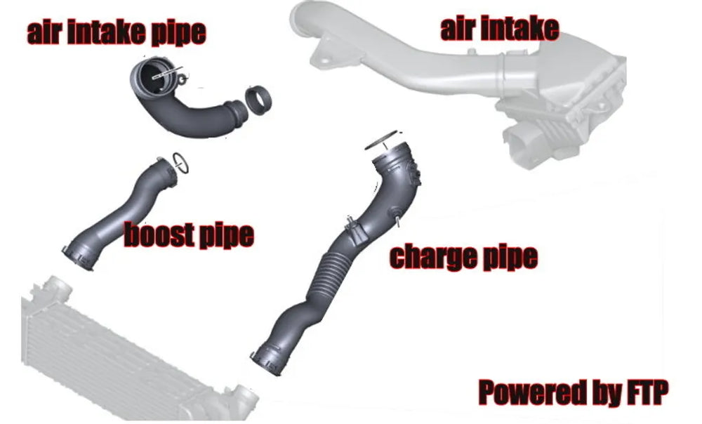 N55 Upgraded Turbo Inlet Pipe V2
