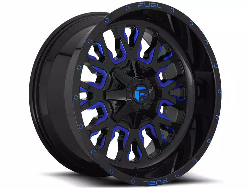 D645 Stroke 22x10 -18mm Offset 8x165.1 Gloss Black Candy