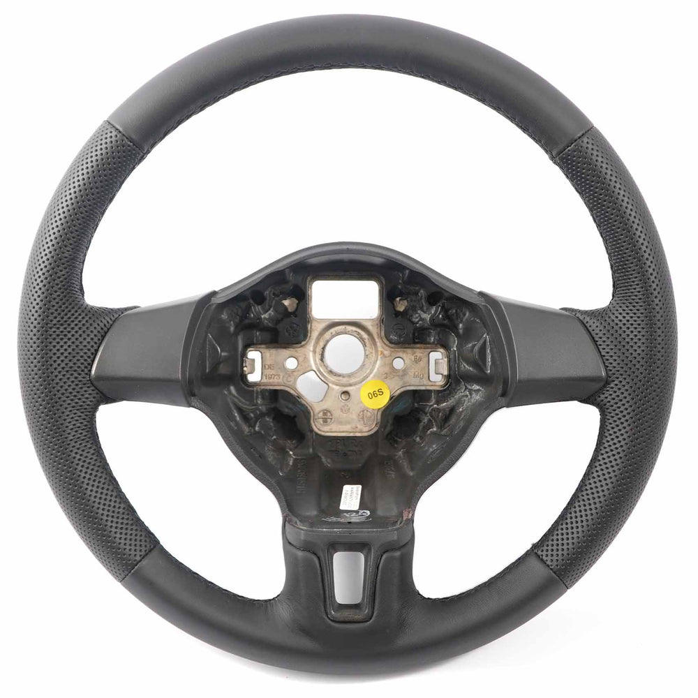 Black Leather Steering Wheel