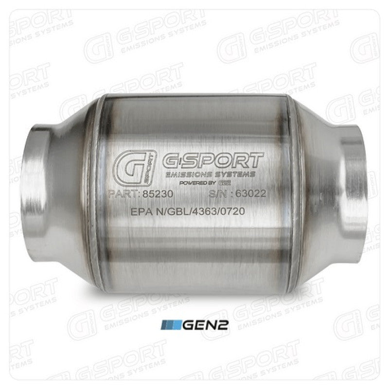 UHO 3.0" Inlet/Outlet Catalytic Converter