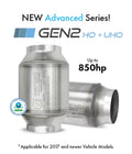 UHO 3.0" Inlet/Outlet Catalytic Converter