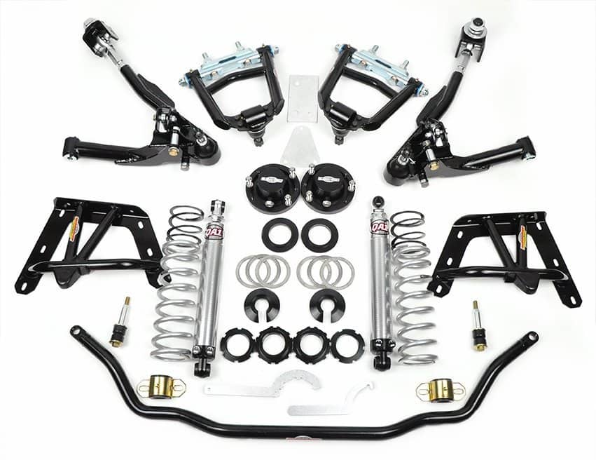 Front Coilover Kit with QA1 Double Adjustable Shocks