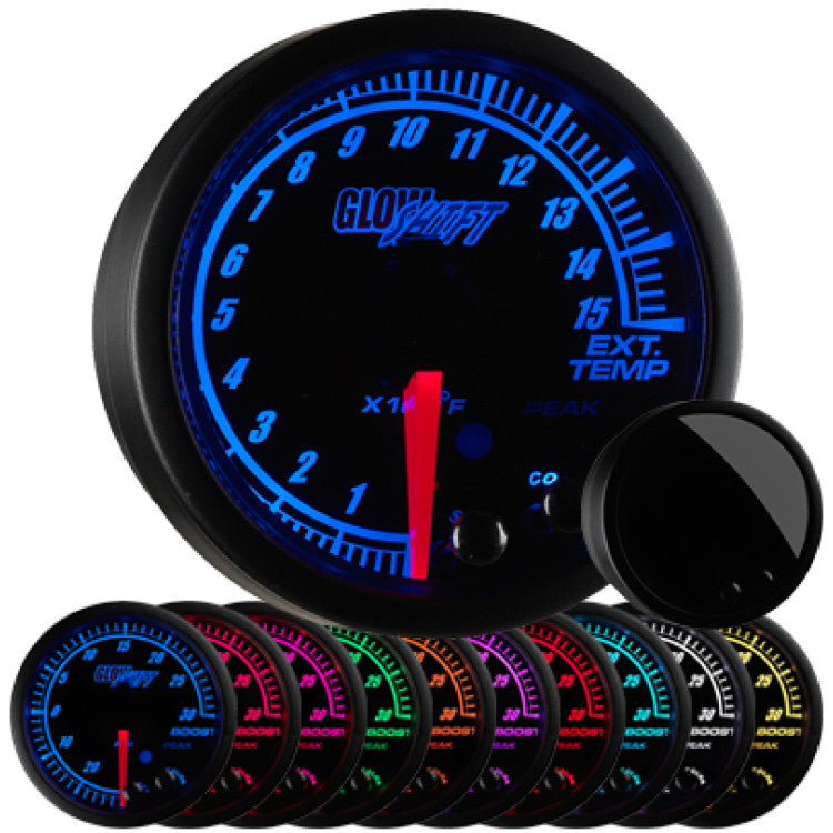 Elite 10 Color Series 1500 Pyrometer EGT Gauge