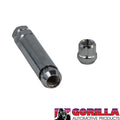 12mm x 1.25mm acorn hex lug open end small diameter 100 box