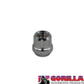 12mm x 1.25mm acorn hex lug open end small diameter 100 box