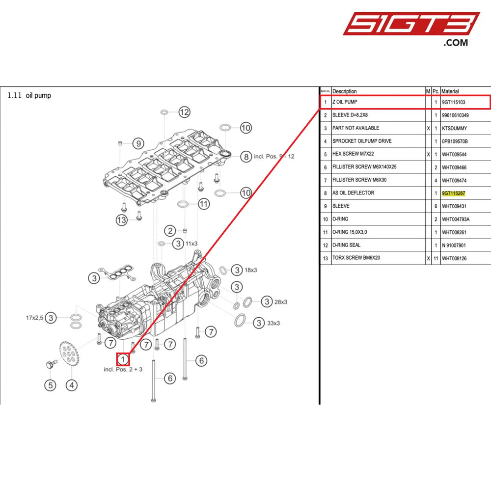 4.0L Engine Oil Pump