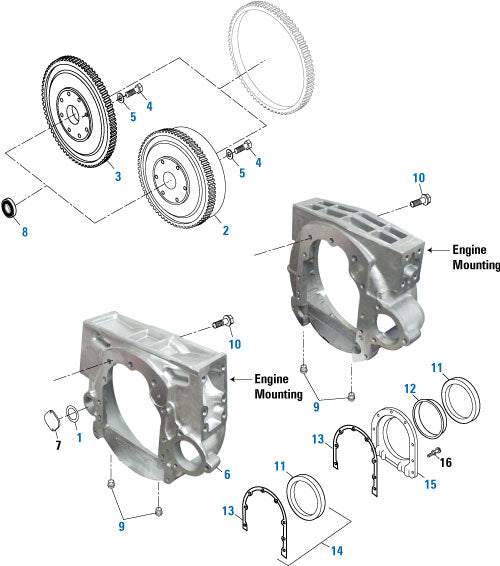 15.50-Inch Flywheel Assembly