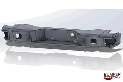 Rear Bumper w/ Steps and Shackle Mounts