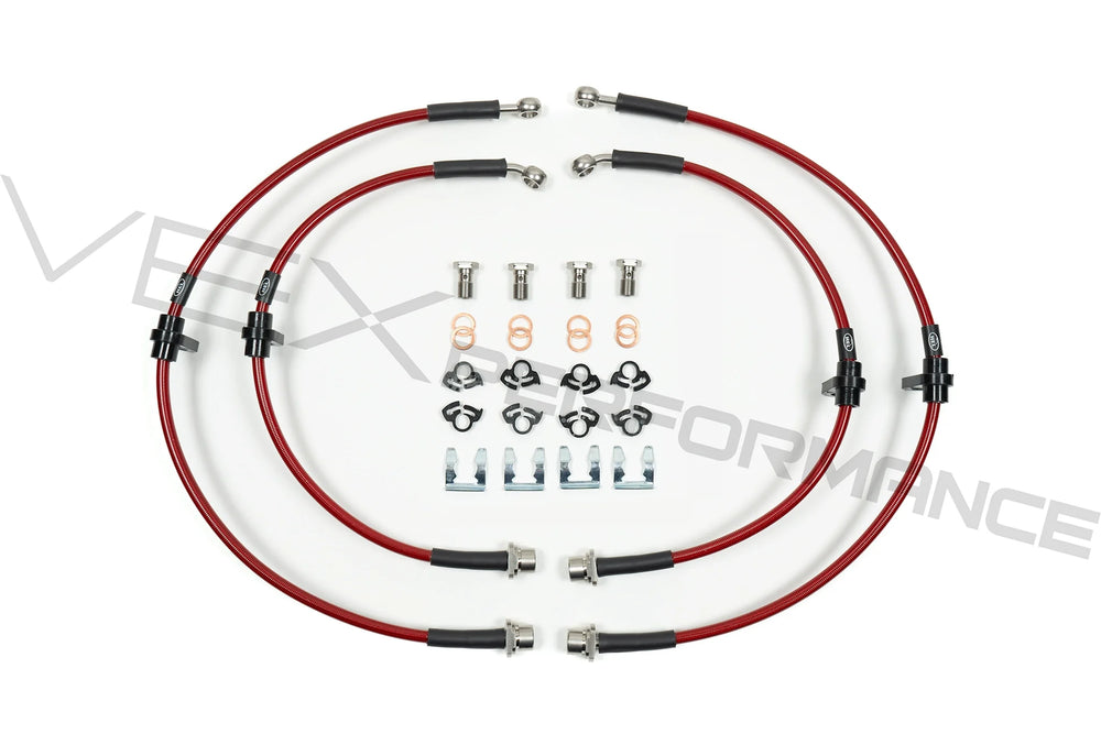 Stainless Steel Braided Front Brake Line Kit