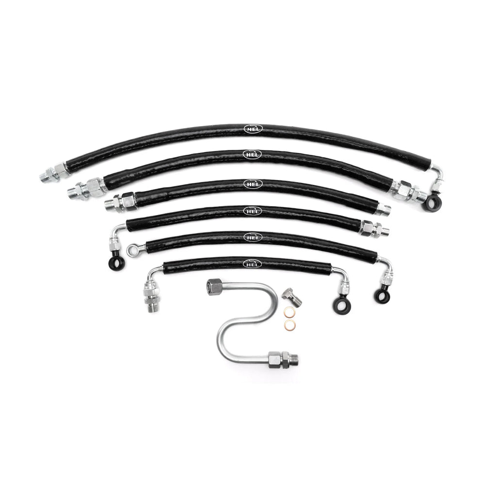 Braided Turbo Water Feed and Return Lines Kit
