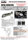 Metal Catalyzer 150-Cell SUS304 Stainless Steel for Honda