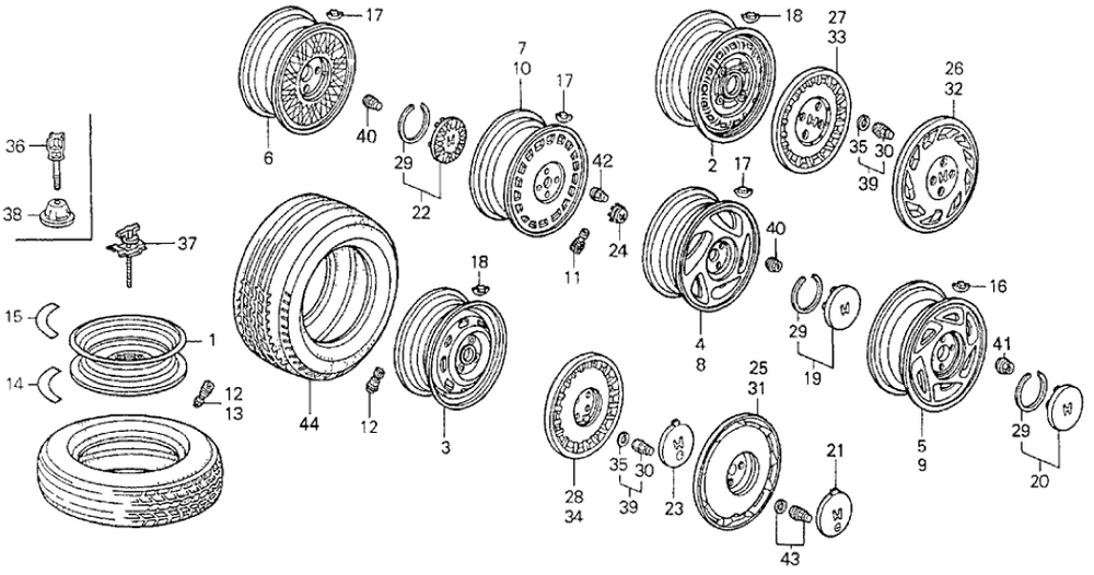 Wheel Disk 14x5 1/2-J, Passenger Side