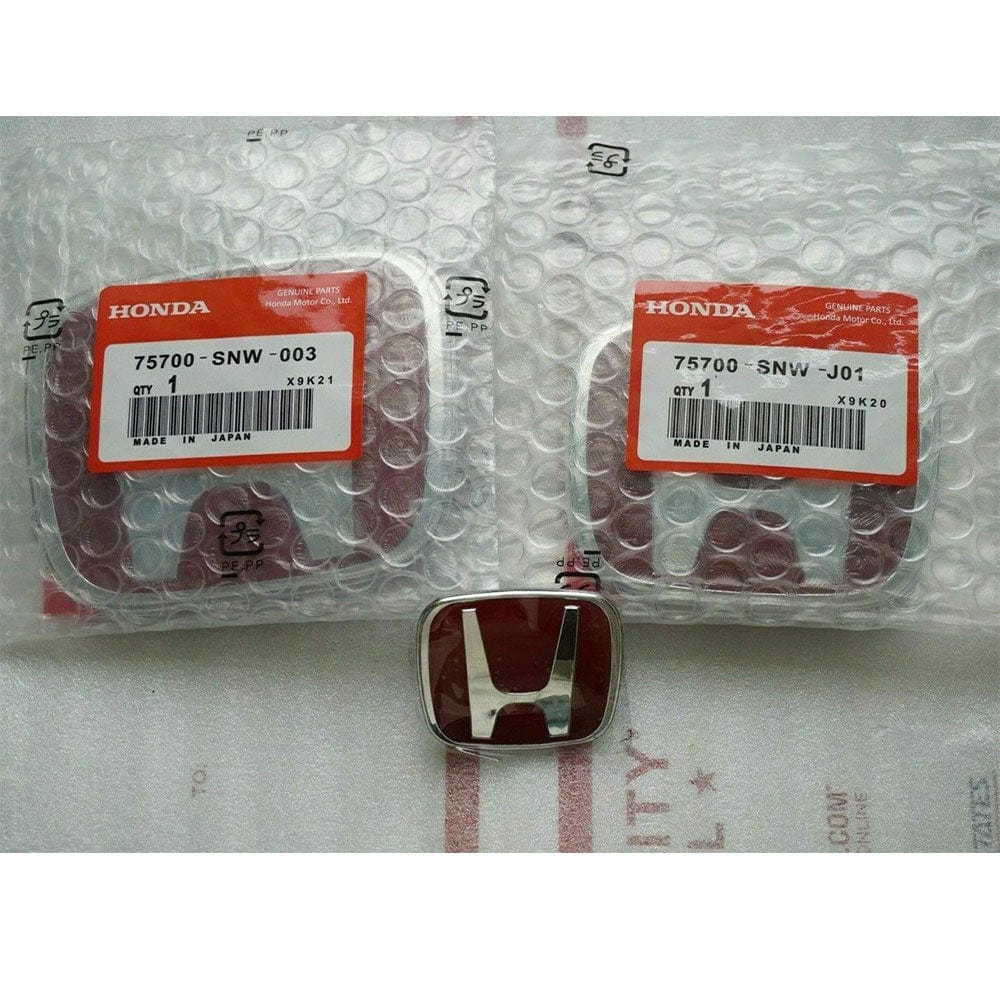 Genuine H Badge Emblem, Red