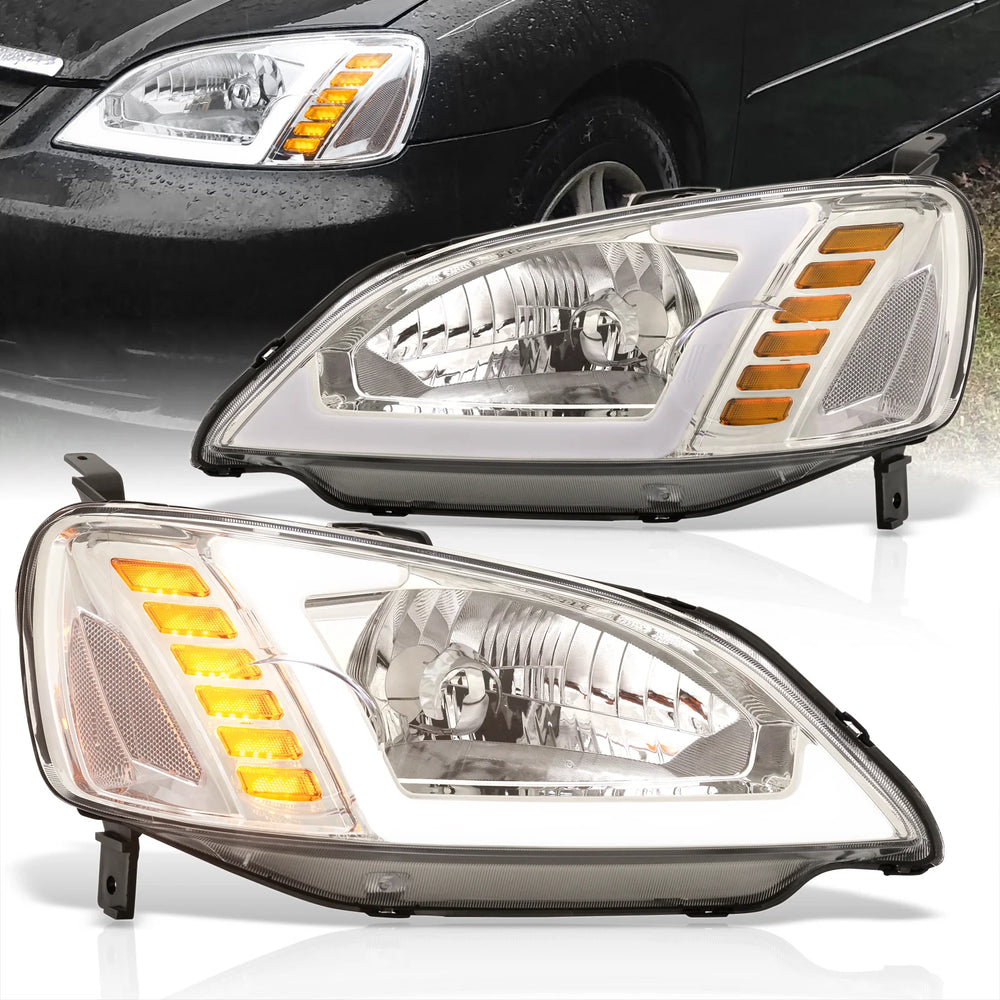 Sequential LED DRL Bar Headlight