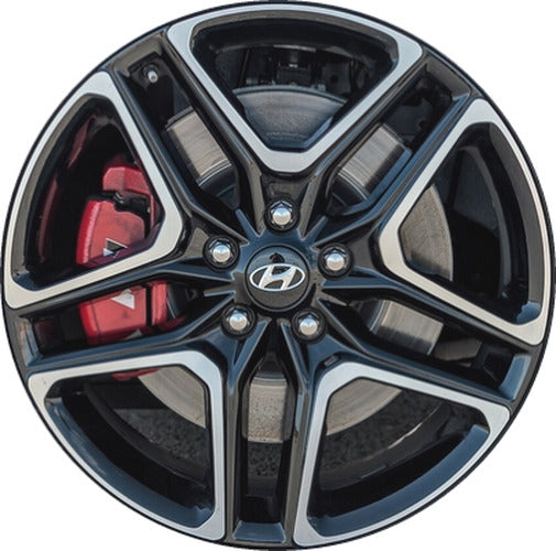 19x8 Dark Charcoal Machined 10-Spoke Aluminum Wheel