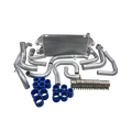 Twin Turbo Intercooler Pipe Kit 22"x11"x3" 2.5" Inlet