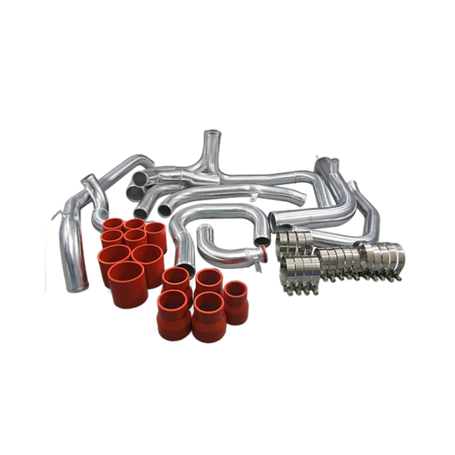 Twin Turbo Intercooler Pipe Kit 22"x11"x3" 2.5" Inlet