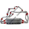 Twin Turbo Intercooler Pipe Kit 22"x11"x3" 2.5" Inlet