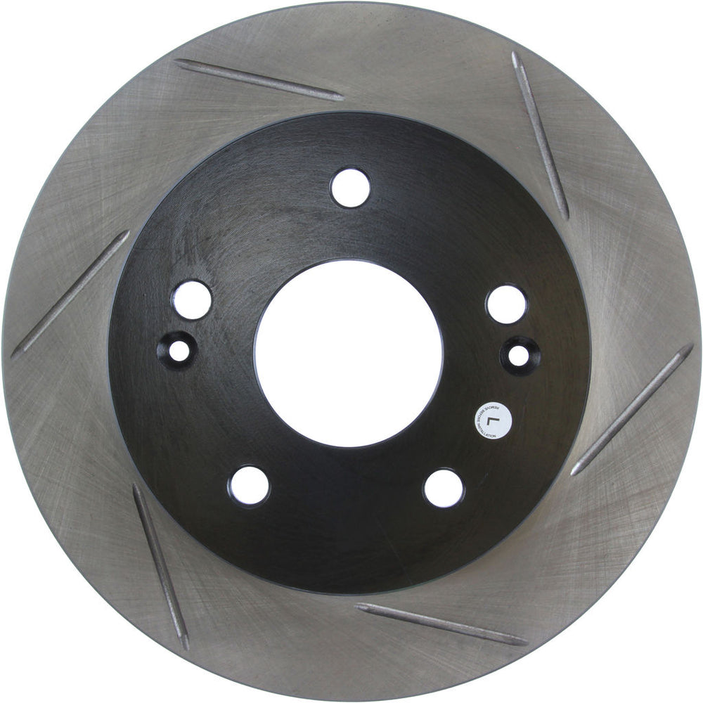 Rear Left Slotted Disc Brake Rotor